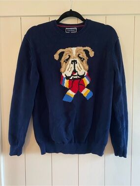 Graphic Dog Knit Sweater Club Room
